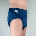 thumbnail image 6 of EcoAble Adult Pocket Cloth Diaper 2.0: Reusable Incontinence Protection Briefs (Small, Black), 6 of 7