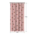 thumbnail image 5 of Strawberry and Dot Pink Pattern Modern Waterproof Shower Curtain Set with 12 Hooks, Washable Decorative Bathroom Shower Curtain, 5 of 6