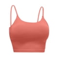 thumbnail image 5 of PEASKJP Plus Size Sports Bras for Women High Impact Sports Bras for Women Large Bust Strapless Bra Plus Size, Watermelon Red L, 5 of 5
