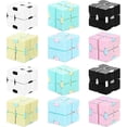 thumbnail image 1 of 12 Pieces Infinity Cube Mini Fidget Blocks Mini Infinity Cube Desk Toy Sensory Tool Fidget Blocks Magic Puzzle Flip Cube For Teens Adults Birthday Fav, 1 of 5