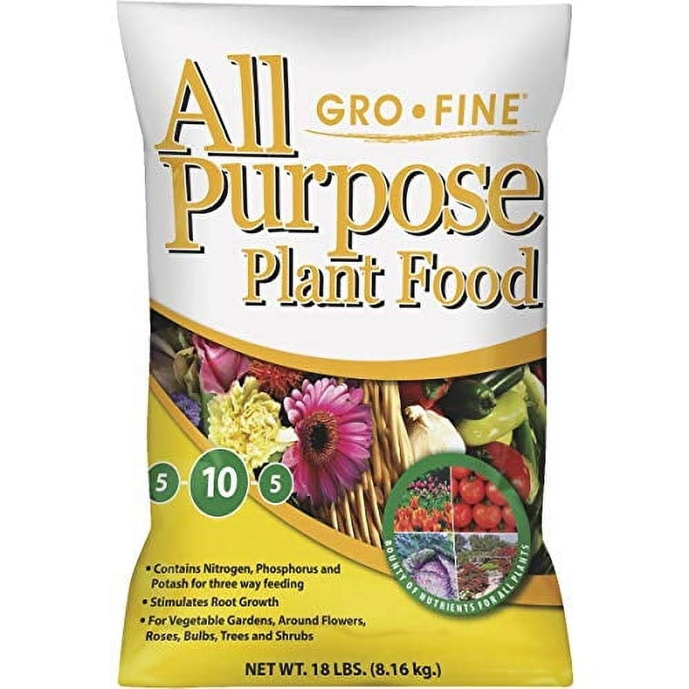 Knox Fertilizer Gro-Fine 5-10-5 All Purpose Dry Plant Food - Granules - 18 Lbs — Outdoor & Indoor Plant Use, Easy Application