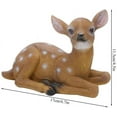 thumbnail image 4 of Nvzi Garden 6.7” Sika Deer Garden Statue, Cute Design Durable (2 Count), 4 of 5