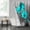 Turquoise, variant on LVRLVR Turquoise Floral Fabric Shower Curtain - Blue Chamomile Modern Bathroom Decoration, Fuchsia & Purple, 70.8" x 70.8"