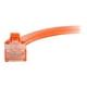 2ft Cat5e Câble de Raccordement Réseau Non Blindé (UTP) - Orange - Orange – image 3 sur 3