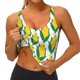 thumbnail image 3 of Balery Corn Cob Sujetadores deportivos con espalda cruzada para mujer, acolchados, sin costuras, de alto impacto, ideales para yoga, gimnasio, entrenamiento y fitness.-X-Large, 3 of 8