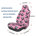 thumbnail image 3 of Balery Cute Panda Funda de Asiento para Auto con Diseño - Cubierta Frontal Suave y Transpirable con Protector Antideslizante- 1 Unidad, 3 of 5