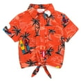 thumbnail image 2 of Marvel Spider-Man Toddler Boy Girl Hawaiian Button Down Shirt Toddler to Big Kid, 2 of 5
