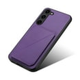 thumbnail image 6 of Case Compatible with Samsung S23 FE, Wallet Case with Hidden Card Holder, withKickstand Card Slots Classic PU Cowhide Leather Cover for Men Women Girls for Samsung Galaxy S23 FE, Purple, 6 of 10