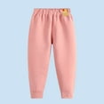 thumbnail image 2 of ZACPNCV Girls Sweatpants Cute Cotton Athletic Jogger Toddler Pants with Pockets Teen Clothing Winter Warm Kids Clothes Pink 7-8 Years, 2 of 6