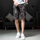 thumbnail image 3 of Pantalones cortos cargo para hombre, bermudas largas de camuflaje color caqui, pantalones cortos para hombre, pantalones cortos de camuflaje de lujo, ropa popular ancha, Hevy Whate Homme, 3 of 5