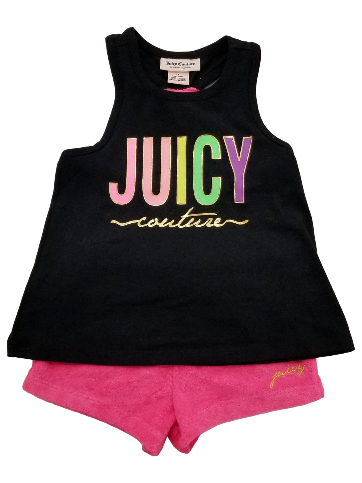 Juicy Couture Toddler Girls 2pc Black 