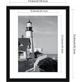 thumbnail image 2 of 14x17 Picture Frame 3 Pack, Black Poster Frame, Display Poster 10 x 14 with Mat or 14 x 17 Without Mat for Horizontal or Vertical Wall Mounting., 2 of 7