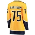 thumbnail image 3 of Women's Fanatics Juuso Parssinen Gold Nashville Predators Home Breakaway Player Jersey, 3 of 3