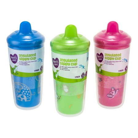 Parent's Choice Insulated Hard Spout Sippy Cup, 6+ Months, 9 fl oz, 1