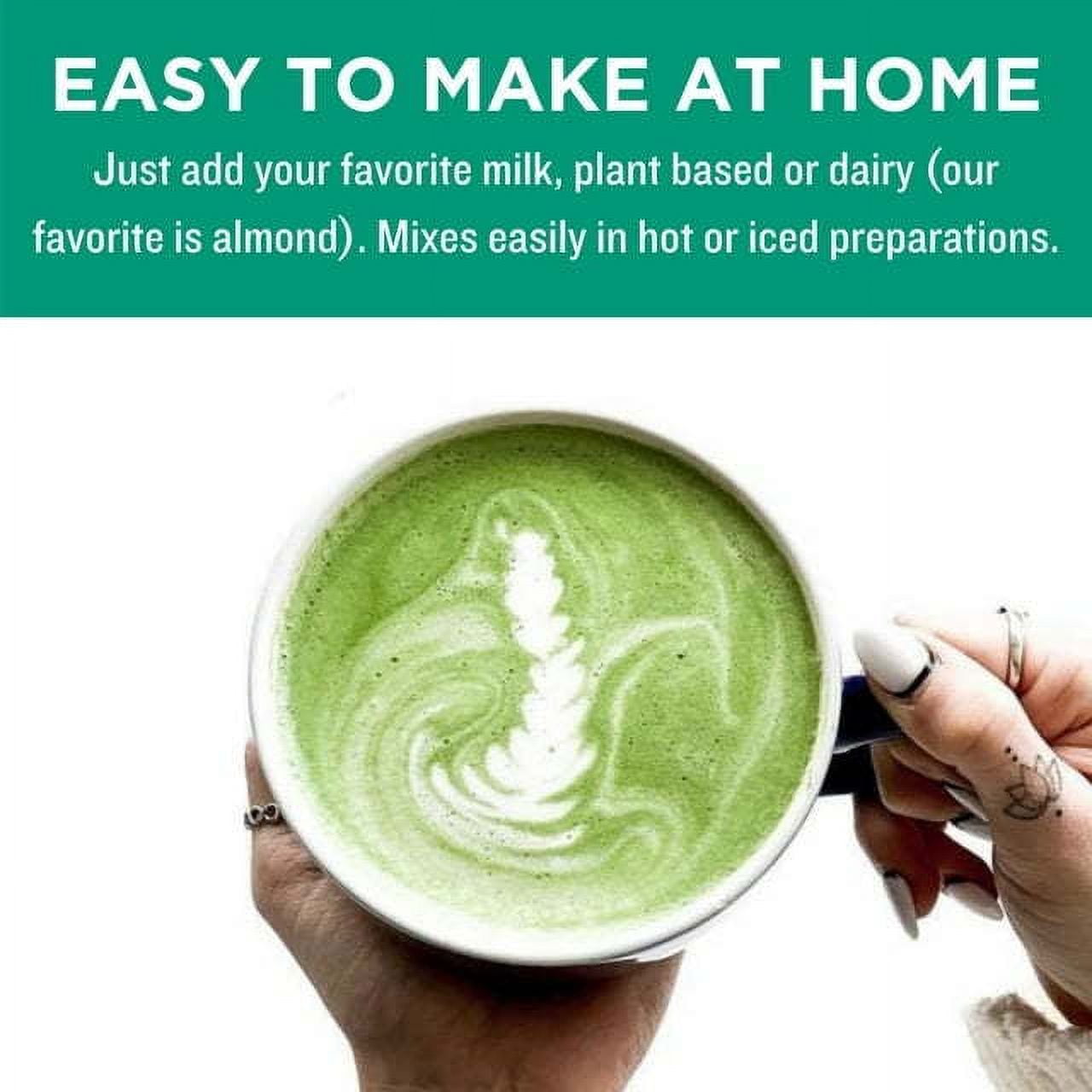 Jade Leaf Organic Matcha Latte Mix, Original, Dairy-Free Matcha Green Tea Powder, 17.6 oz Tub