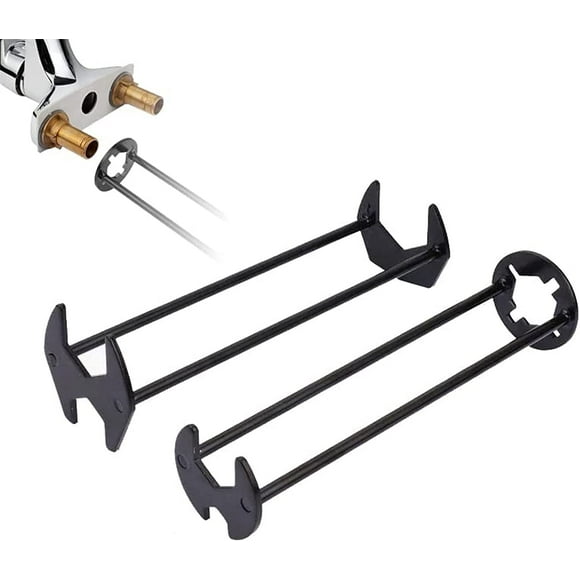 HWZWT 2-piece set of four-jaw hexagon wrench set four-jaw hexagon wrench multi-purpose sink wrench