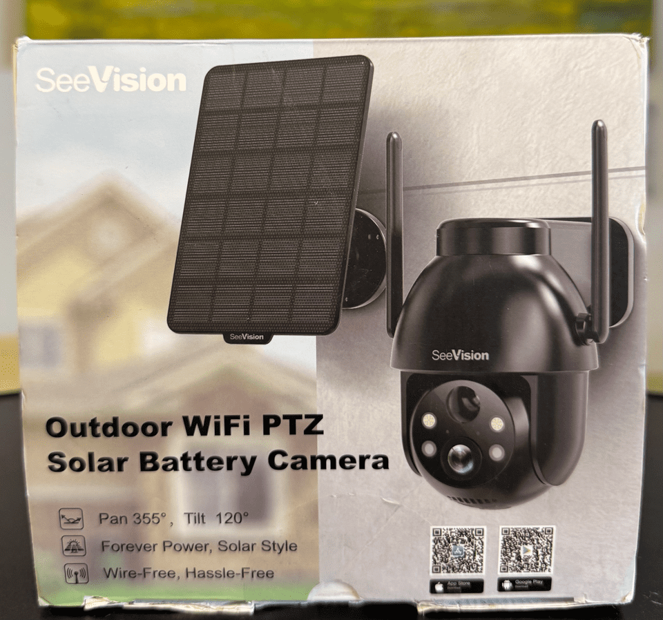 Solar Security Cameras, Wireless, Outdoor, for Home, with Spotlight, Night Vision