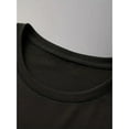 thumbnail image 3 of Comodidad diaria, camiseta informal de cuello redondo para hombre con estampado geométrico de trébol de la suerte, tejido de punto 100 % algodón, manga corta para todas las estaciones, ropa cómoda | M, 3 of 5