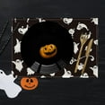 thumbnail image 4 of 4PCS Halloween Placemats  Ghost Skeleton Spooky Pumpkins Halloween Table Place Mats Set  Seasonal Kitchen Dinning Halloween Table Decor for Dining Table  Pumpkins Halloween Decorations In, 4 of 7