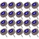 thumbnail image 1 of 20 piezas rueda de aleta de grano 80, rueda de papel de lija para pulido rueda de aleta de 10mm thsinde, 1 of 5