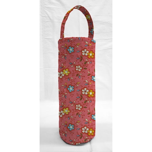 Spring Flowers Wine Bottle Gift Bag (Red)
