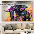 thumbnail image 2 of Cuadro Elefante Colores Graffiti, 2 of 4
