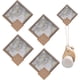 thumbnail image 1 of 4 Piezas Gancho Adhesivo Sin Perforación Gancho Adhesivo Baño Gancho Adhesivo Montado en la Pared Toallero Ganchos Autoadhesivos para Colgar Utensilios, Ropa, Albornoces (Gris), 1 of 1