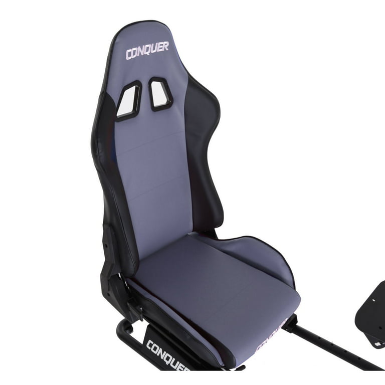 Racing simulator cockpit driving gaming reclinable seat with gear shifter mount new arrivals