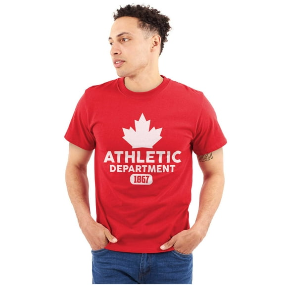 Canada Pride Distressed Maple Leaf Plus Size Crewneck Graphic Tee Shirt Brisco Brands 2X