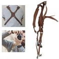 thumbnail image 6 of Camera Shoulder Strap for Two Cameras, Retro Dual Camera Leather Strap Harness, Anti-Break Lightweight Leather Camera Strap Double Shoulder Harness Strap for Cameras brown, 6 of 9