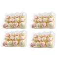 thumbnail image 1 of Coofit 4 Pcs Contenant à Cupcakes 12 Compartiments Porte-Cupcakes Jetable Boîte à Cupcakes, 1 of 10