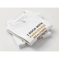thumbnail image 3 of Notary Public T-Shirt – “I Rock with Paralegals, Escrow Officers, Realtors & Title Companies” Funny Notary Shirt, 100% Cotton Unisex Tee, 3 of 3