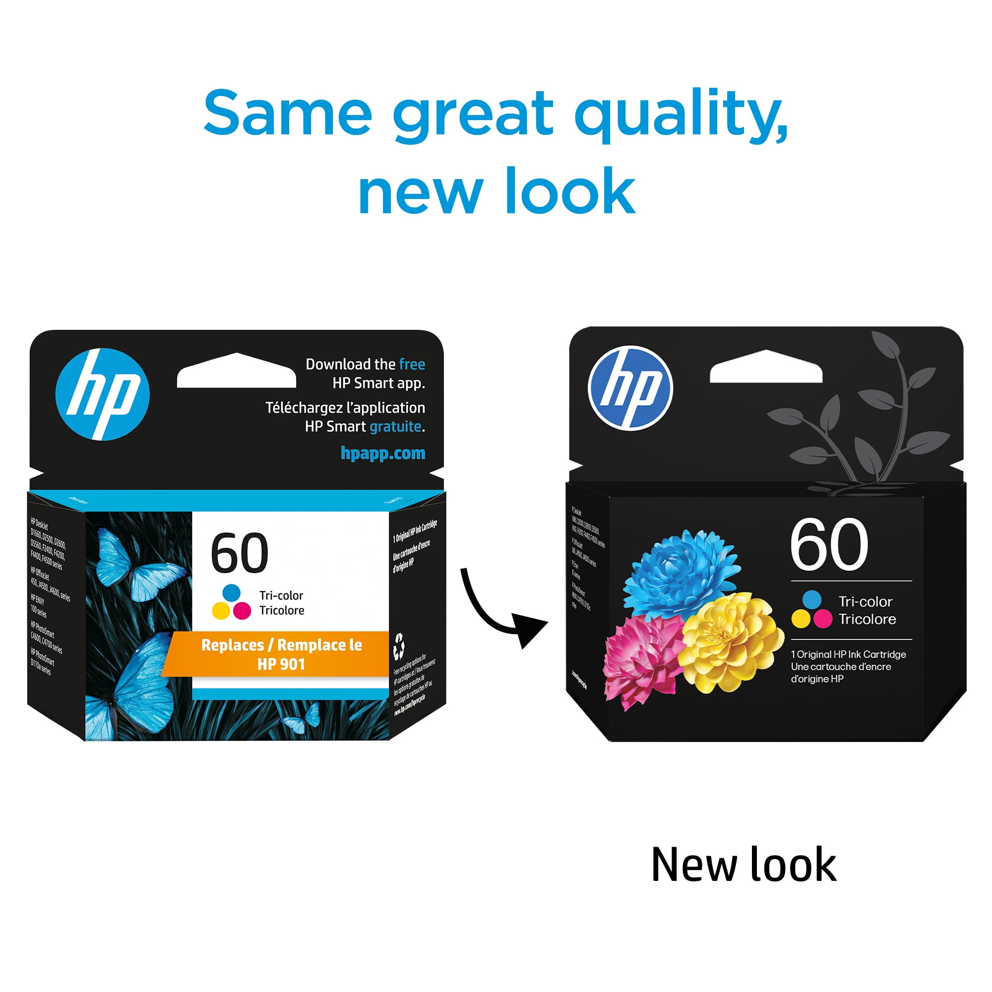 HP 60 Tri-color Ink Cartridge