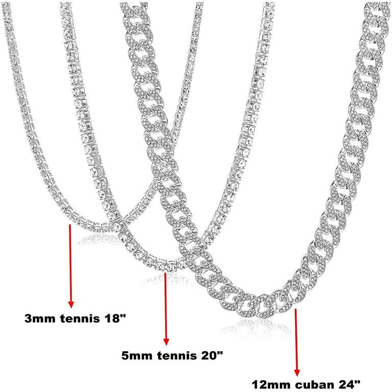 HH Bling Empire Iced Out Tennis Chains