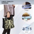 thumbnail image 3 of Bolso de moda con calaveras góticas luminosas Totes Punk Bags para mujer, 3 of 6