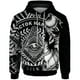 thumbnail image 5 of Tops de moda de otoño para hombre Novedades en sudaderas y sudaderas Sudadera con capucha con estampado de monstruo gótico Sudadera con capucha informal holgada Ropa para hombre, 5 of 5
