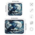 thumbnail image 3 of Crow on Branch with Moon Dish Drying Mat 18x24 Absorbent Microfiber Draining Rack Pad for Kitchen Counter Sink, 3 of 8