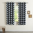 thumbnail image 5 of Best Home Fashion Chevron Room Darkening Curtain Panel, 5 of 10