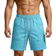 thumbnail image 2 of DailyTrove Men's Quick Dry Swim Trunks, Elastic Waist Board Shorts with Mesh Lining, 2 of 5