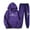Purple, variant on Women Fall Clothes 2 Piece Outfits for Women Casual Holiday Themed Hooded Pullover Comfortable Sweatpants Two Piece Outfit for Seasonal Wear My Items