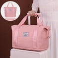 thumbnail image 4 of Lierteer Oxford cloth travel bag wet and dry separation swimming sports fitness bag White, 4 of 9