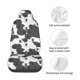 thumbnail image 4 of Fotbe Black And White Sheeps Funda para Asiento de Auto con Estampado – Impermeable y Antisudor – Ajuste Universal, Lavable a Máquina, Antideslizante (1 Pieza), 4 of 5