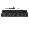 thumbnail image 2 of Keyboard, Waterproof Wired Keyboard Moisture-proof Foldable USB Wired Connection  for Home for Office, 2 of 7