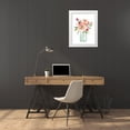 thumbnail image 3 of Lettered And Lined 15x18 White Modern Wood Framed Museum Art Print Titled - Spring Floral II, 3 of 4
