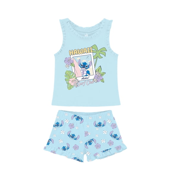 Stitch Baby Girl Short Set, Sizes 0-9 Months
