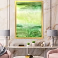thumbnail image 3 of Designart 'Pastel Abstract With Beige and Dark Green & Spots' Modern Framed Art Print, 3 of 4