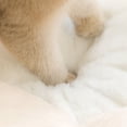 thumbnail image 6 of Happy & Polly Cat Bed, Small Dog Bed, Flower Shaped Bolster for Small Breeds, 21.7" Pink, 6 of 8
