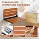 thumbnail image 5 of Asiento de ducha plegable, banco de ducha de teca plegable montado en la pared, 5 of 6