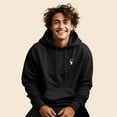 thumbnail image 3 of Dalix Astronaut Embroidered Fleece Zip Hoodie Cold Fall Winter Mens in Black 2XL XX-Large, 3 of 5