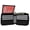 Black, variant on Mens Lamb Leather Zippered Bifold Flap up ID Wallet 1256